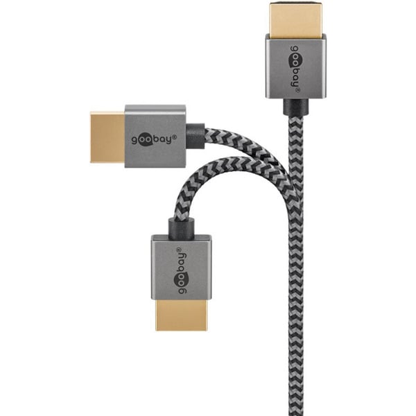 goobay Plus Slim High-Speed-HDMI-câble avec Ethernet, 4K @ 60Hz - goobay - vue 7