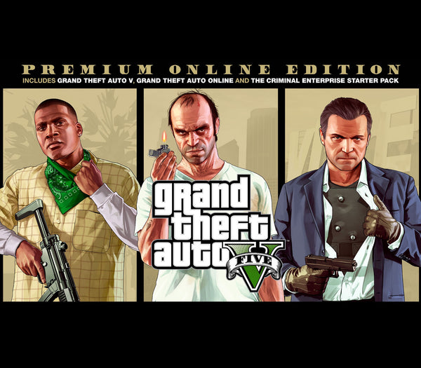 Grand Theft Auto V: Premium Online Edition & Great White Shark Card Bundle AR