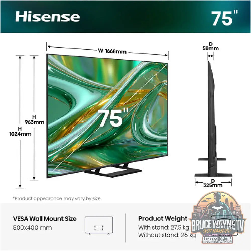 Hisense ULED 75E8S MiniLED, QLED-Fernseher - Hisense - vue 5