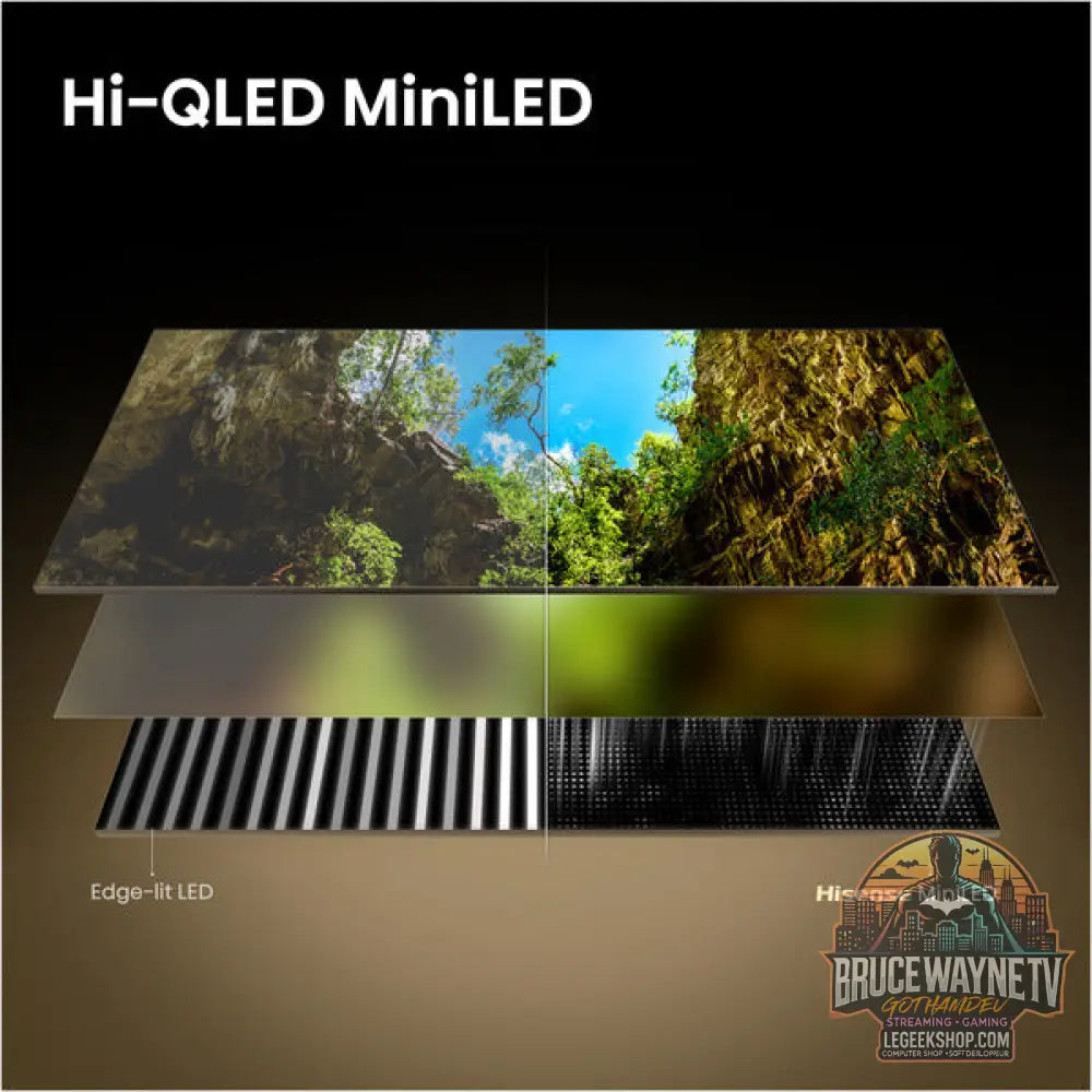 Hisense ULED 75E8S MiniLED, QLED-Fernseher - Hisense - vue 7