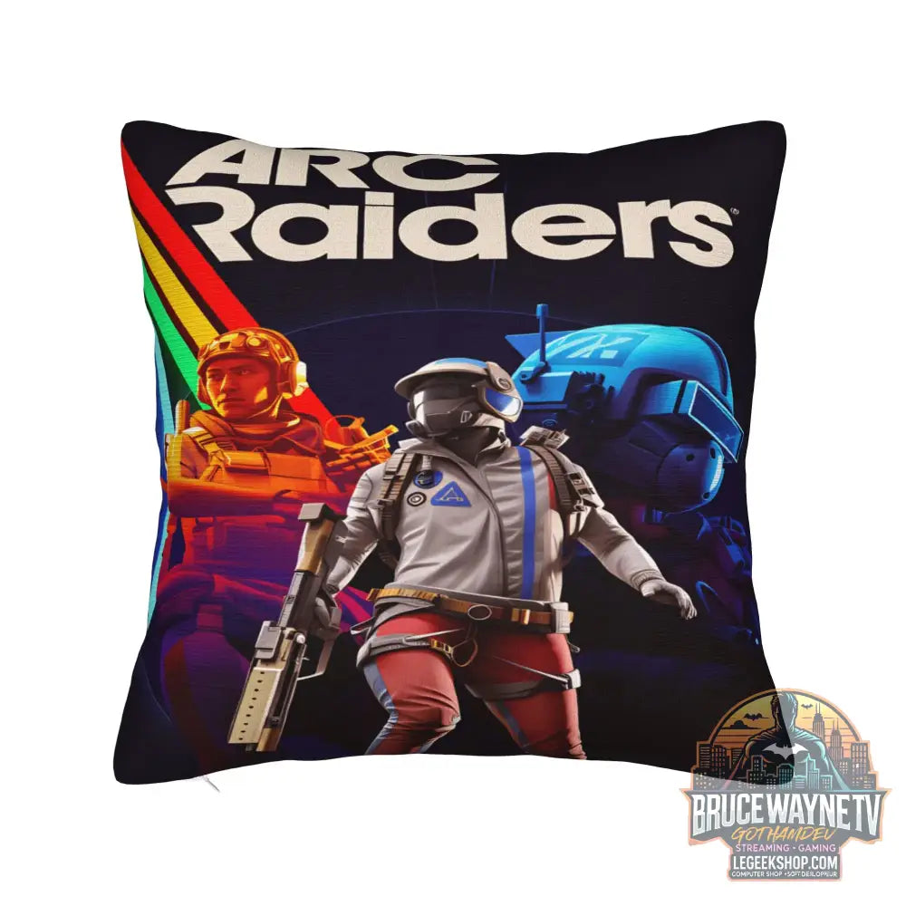 Housse de Coussin Arc Raiders ’Dude I Said Friendly’ - Déco Gaming Humour - 5 / 300*300mm - Housses de Coussin &