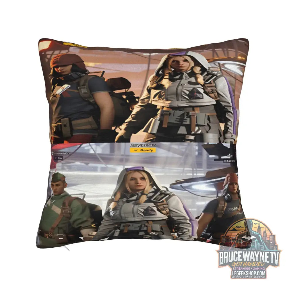 Housse de Coussin Arc Raiders ’Dude I Said Friendly’ - Déco Gaming Humour - 6 / 50*50 centimètres - Housses de Coussin