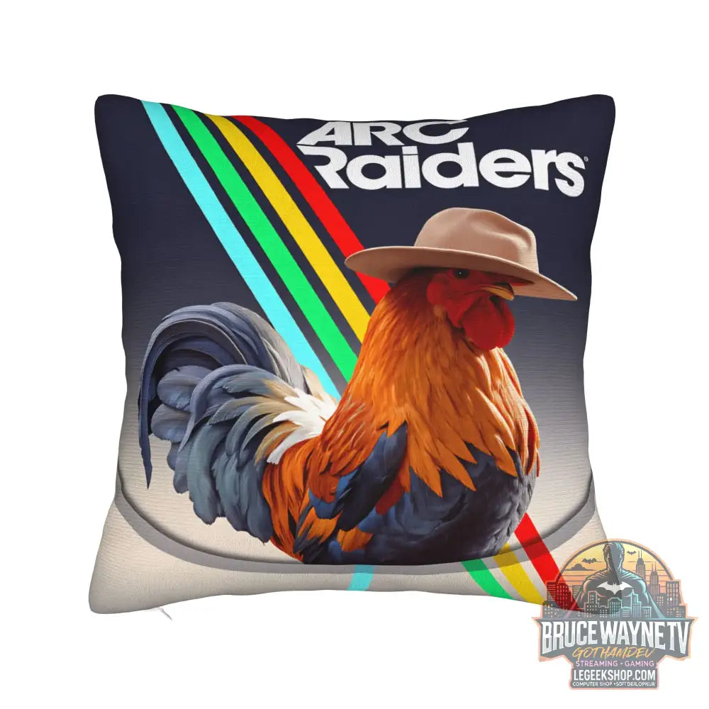 Housse de Coussin Arc Raiders ’Dude I Said Friendly’ - Déco Gaming Humour - 8 / 300*300mm - Housses de Coussin &