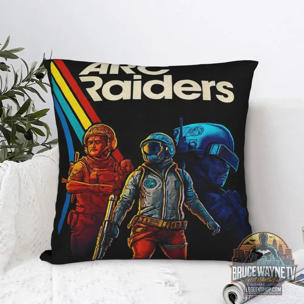 Housse de Coussin Arc Raiders Rétro Déco Canapé Chambre - Housse de Coussin