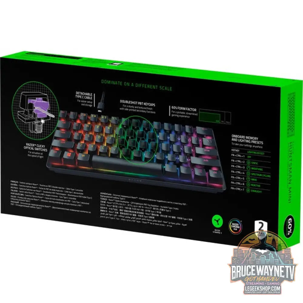 Huntsman Mini - Razer - vue 6