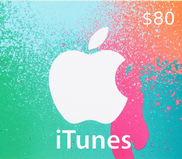 iTunes $80 US Card