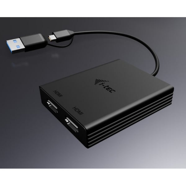 € 55,38 i-tec Video Adapter USB-A/USB-C > Dual HDMI 4K / 60Hz - i-tec - vue 2