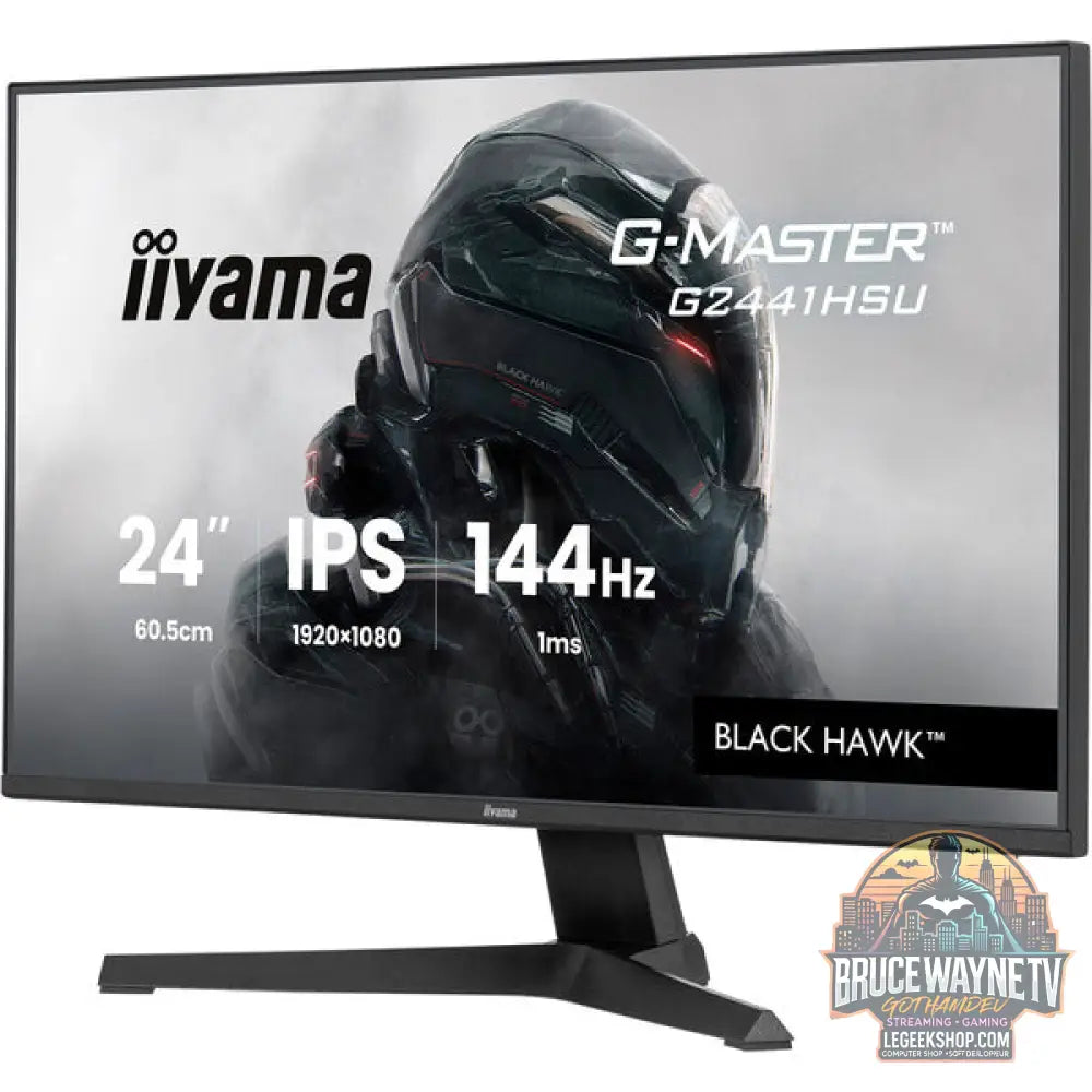 iiyama G-Master G2441HSU-B1 Black Hawk 23,8" Full HD IPS 144 Hz - iiyama - vue 3