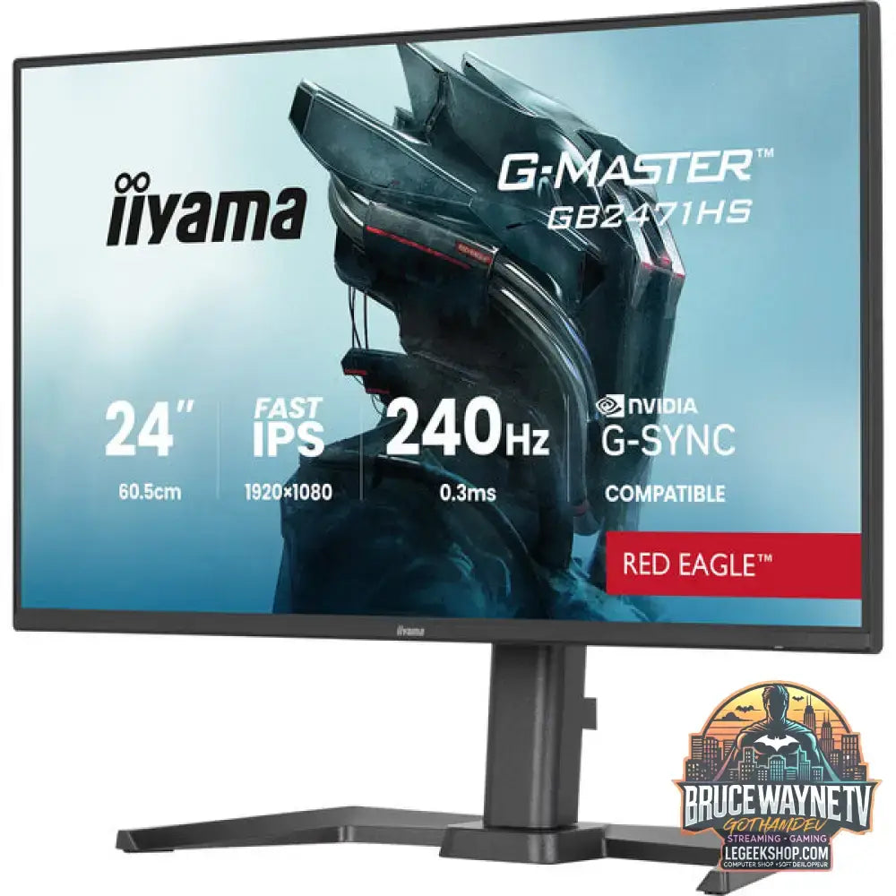 iiyama G-Master G2471HS-B1 Red Eagle 23,8" Full HD IPS 240 Hz - iiyama - vue 4
