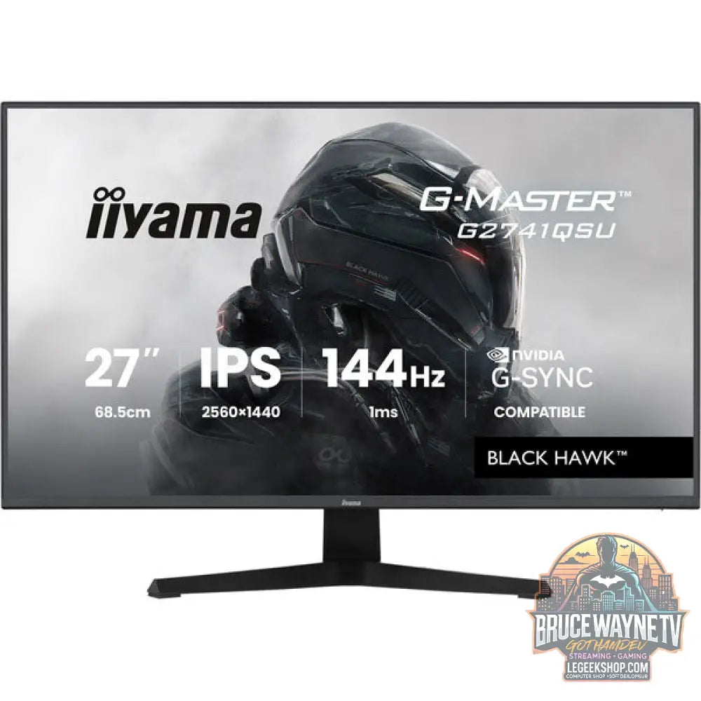 iiyama G-Master G2741QSU-B1 Black Hawk 27" QHD/WQHD IPS 144 Hz - iiyama - vue 2