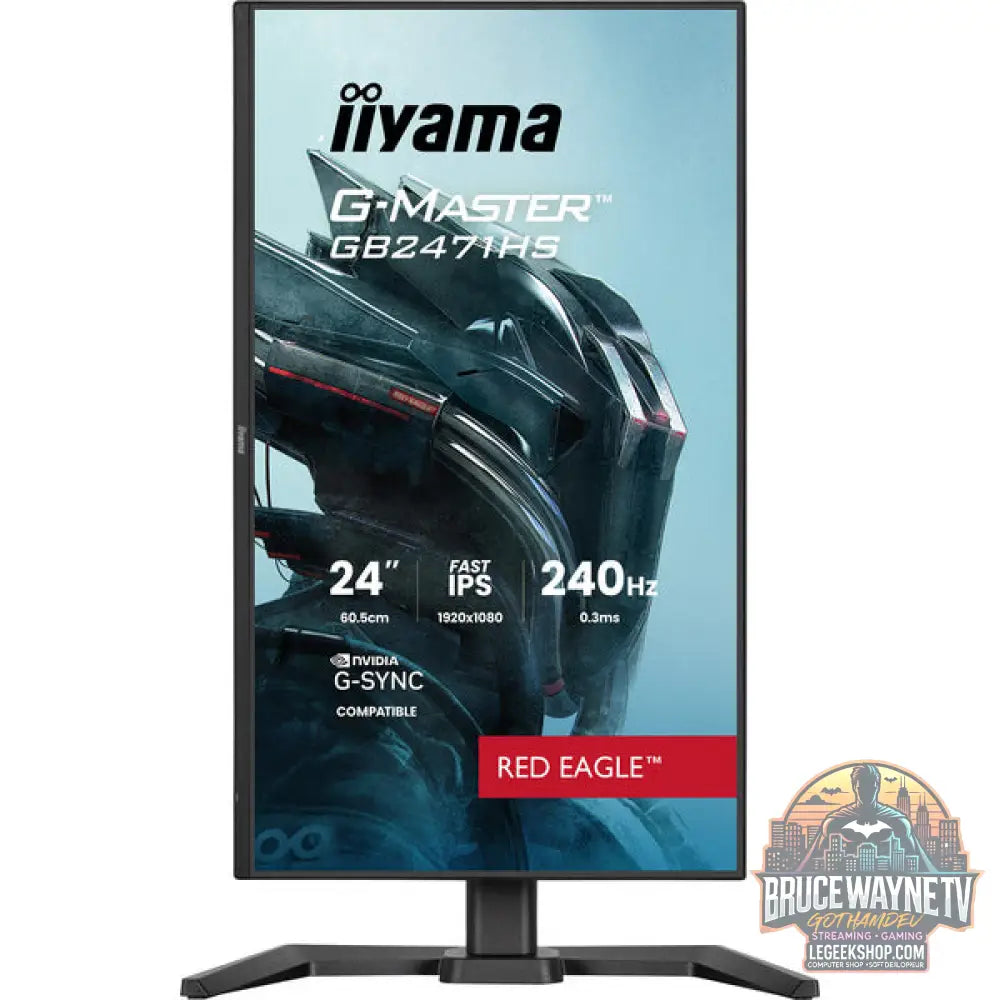 iiyama G-Master GB2471HS-B1 Red Eagle 23,8" Full HD IPS 240 Hz - iiyama - vue 3