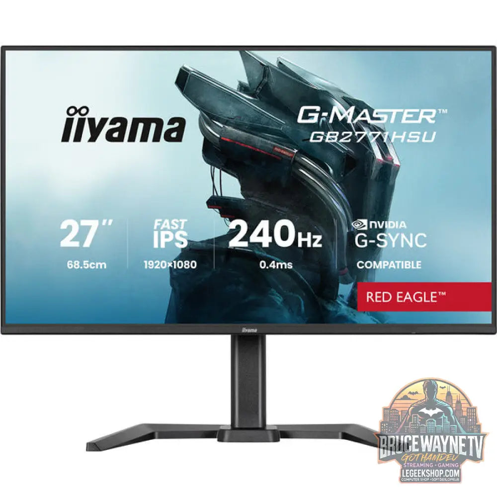 iiyama G-Master GB2771HSU-B1 Red Eagle 27" Full HD IPS 240 Hz - iiyama - vue 2