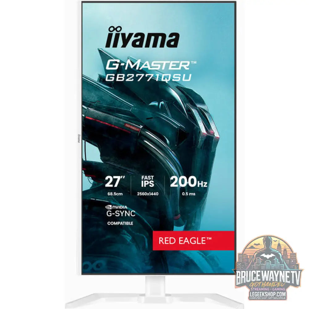 iiyama G-Master GB2771QSU-W1 Red Eagle 27" QHD/WQHD IPS 200 Hz - iiyama - vue 3