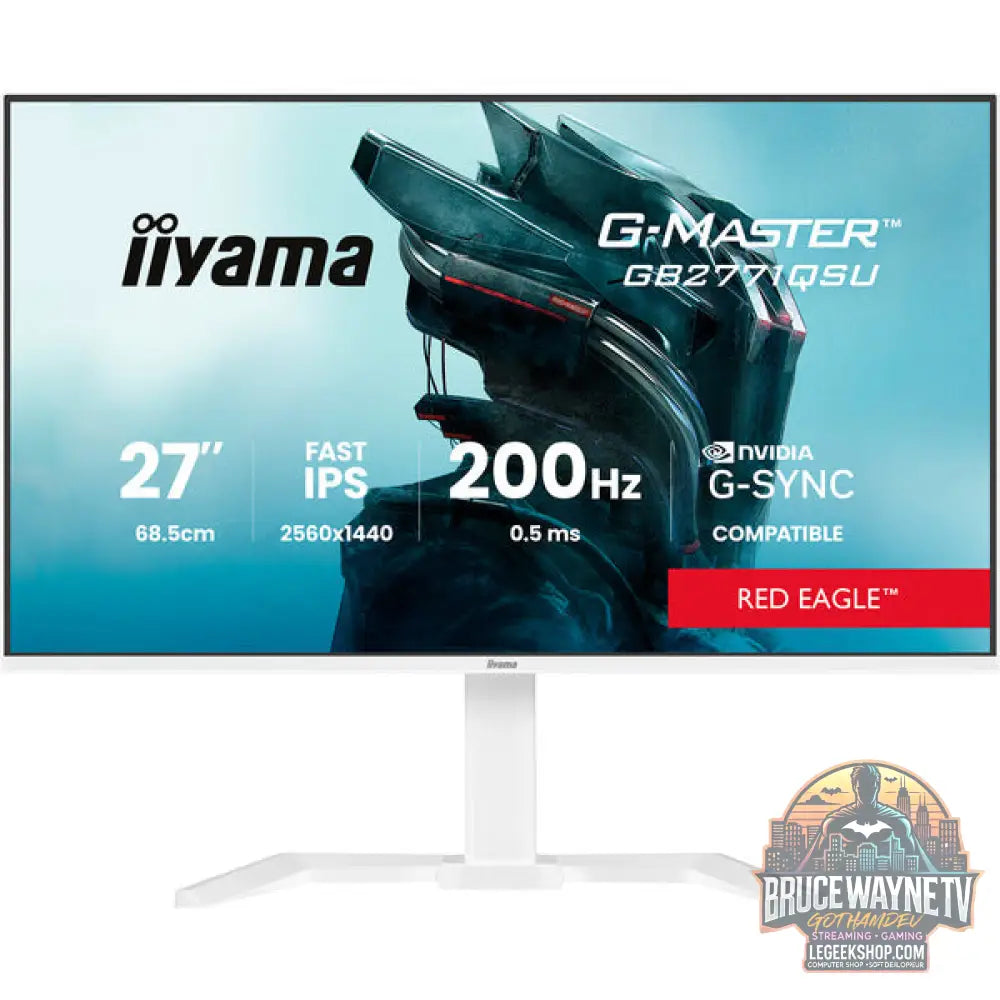 iiyama G-Master GB2771QSU-W1 Red Eagle 27" QHD/WQHD IPS 200 Hz - iiyama - vue 2