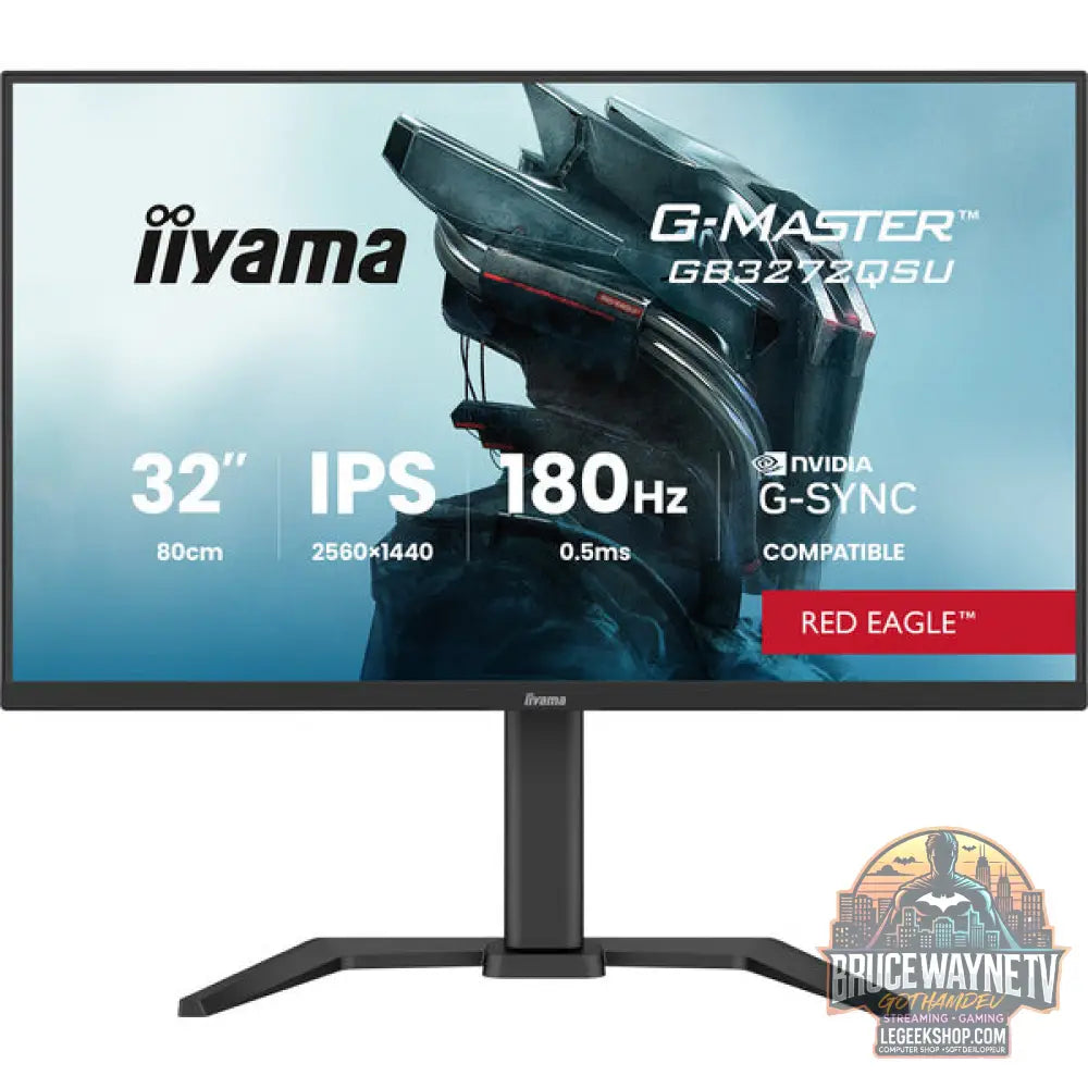 iiyama G-Master GB3272QSU-B1 Red Eagle 31,5" QHD/WQHD IPS 180 Hz - iiyama - vue 2