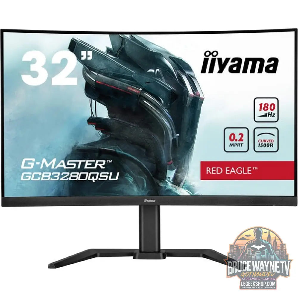 iiyama G-Master GCB3280QSU-B2 31,5" QHD/WQHD VA 180 Hz - iiyama - vue 3