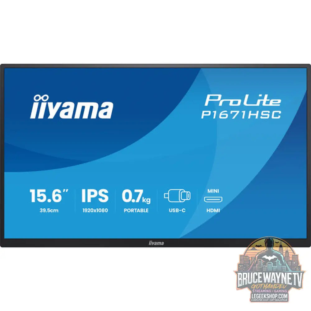 iiyama P1671HSC-B1 15,6" Full HD IPS 60 Hz - iiyama - vue 2