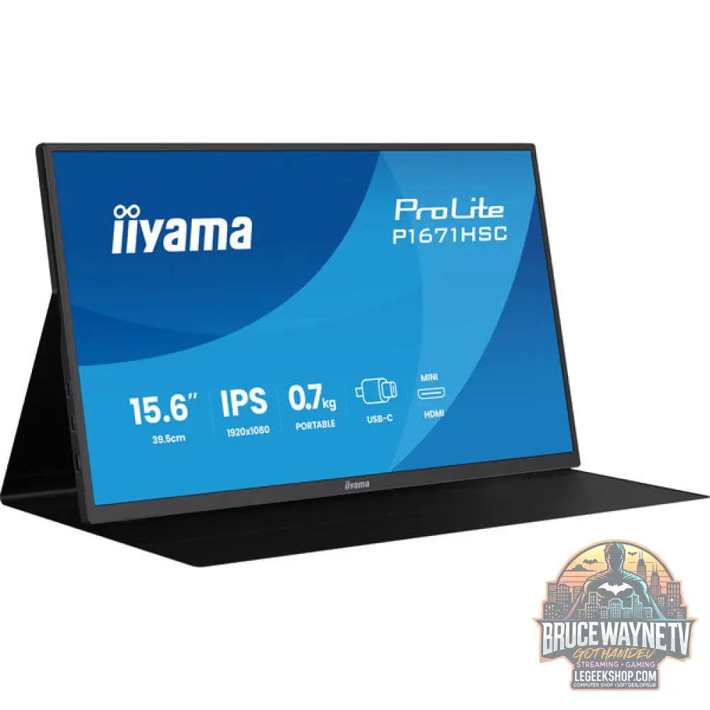 iiyama P1671HSC-B1 15,6" Full HD IPS 60 Hz - iiyama - vue 7