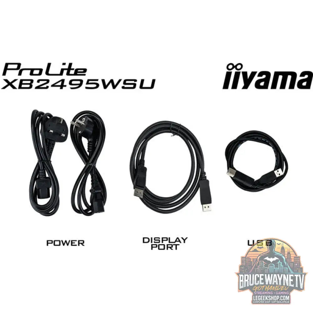iiyama ProLite XB2495WSU-B1 24,1" 1920 × 1200 px IPS 100 Hz - iiyama - vue 10