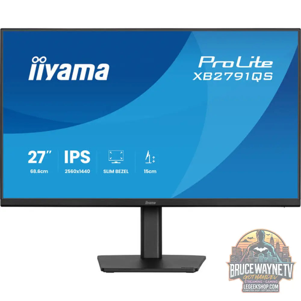 iiyama ProLite XB2791QS-B1 27" QHD/WQHD IPS 75 Hz - iiyama - vue 3