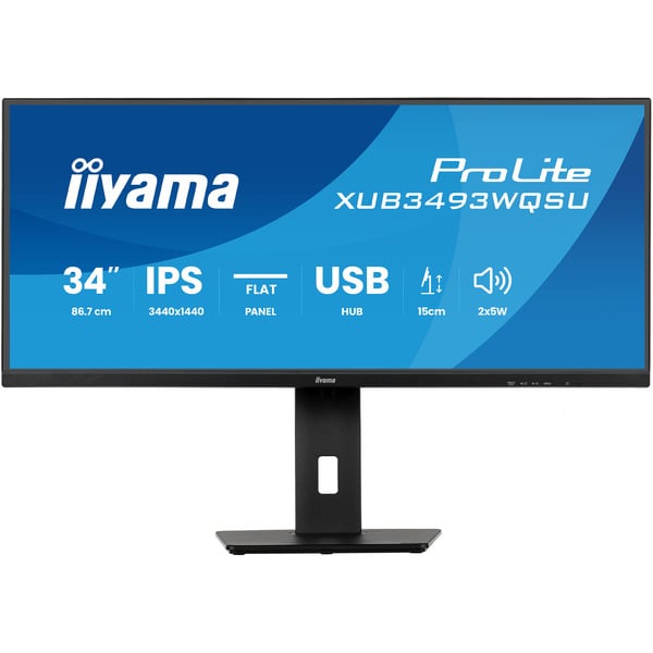 iiyama iiyama ProLite XUB3493WQSU-B6 34" 3440 × 1440 px - iiyama - vue 2