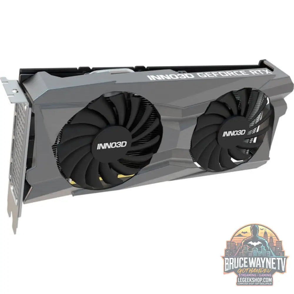 INNO3D GeForce RTX 3050 TWIN X2, Grafikkarte Lite Hash Rate, 1x DisplayPort, 1x HDMI 2.1 - INNO3D - vue 5