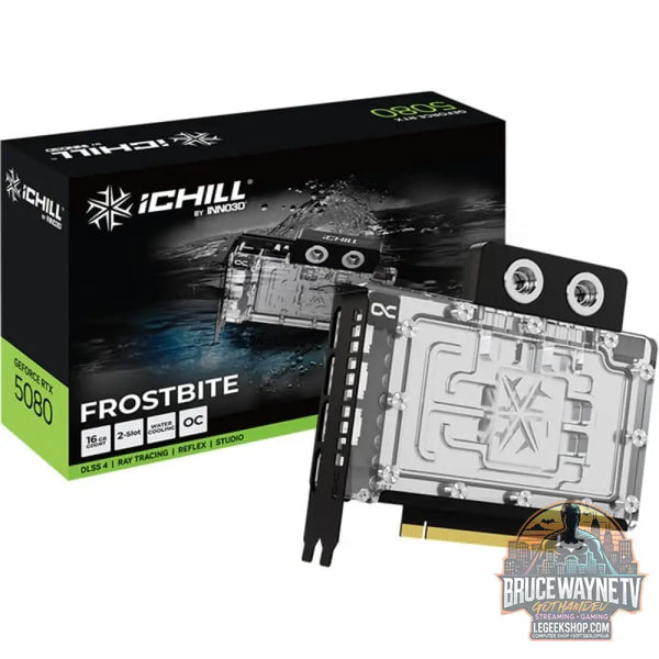 INNO3D GeForce RTX 5080 ICHILL FROSTBITE, Grafikkarte DLSS 4, 3x DisplayPort, 1x HDMI 2.1 - INNO3D