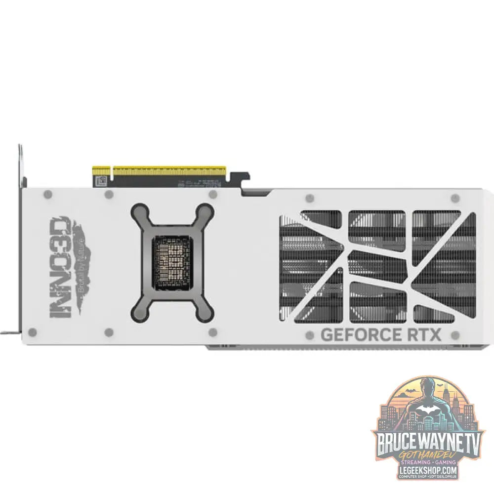 INNO3D GeForce RTX 5080 X3 OC WHITE, Grafikkarte blanc, DLSS 4, 3x DisplayPort, 1x HDMI 2.1 - INNO3D - vue 11