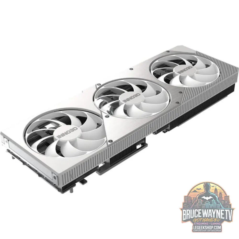 INNO3D GeForce RTX 5080 X3 OC WHITE, Grafikkarte blanc, DLSS 4, 3x DisplayPort, 1x HDMI 2.1 - INNO3D - vue 6