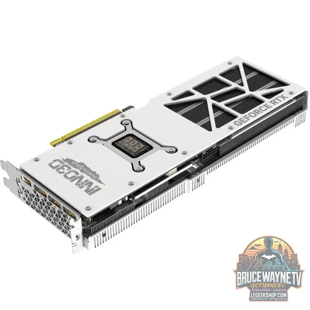 INNO3D GeForce RTX 5080 X3 OC WHITE, Grafikkarte blanc, DLSS 4, 3x DisplayPort, 1x HDMI 2.1 - INNO3D - vue 7