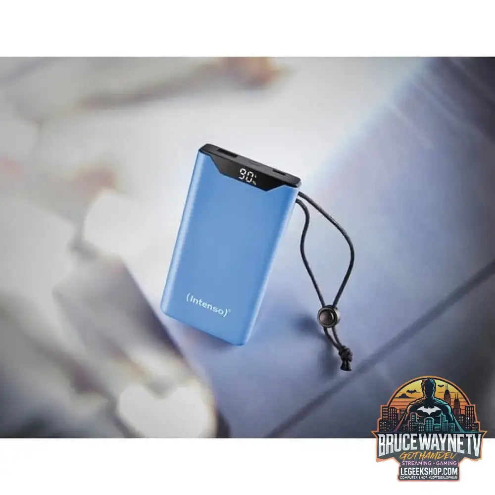 Intenso Powerbank F10000 Blue blau, 10.000 mAh, PD 3.0, Quick Charge 3.0 - Stromquelle: Steckdose, USB-C - vue 10
