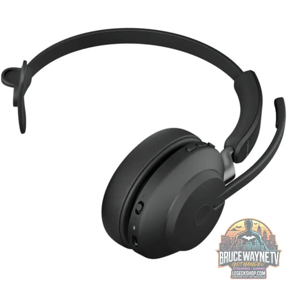 Jabra Evolve2 65, Headset noir, Microsoft Teams, USB-C - Jabra - vue 4