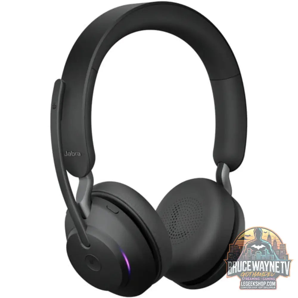 Jabra Evolve2 65, Headset noir, UC, USB-C, station de charge - Jabra - vue 2