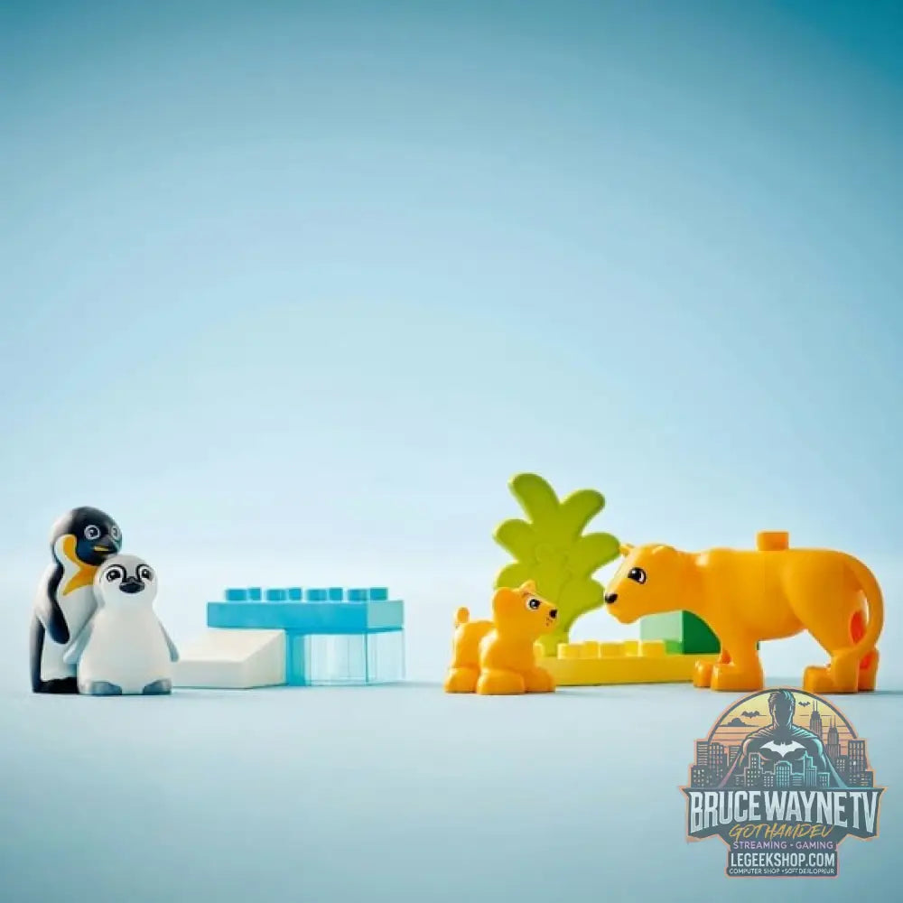 LEGO 10442 DUPLO Town Wildtier-Familien: Pinguine et Löwen, jeu de construction - LEGO - vue 5