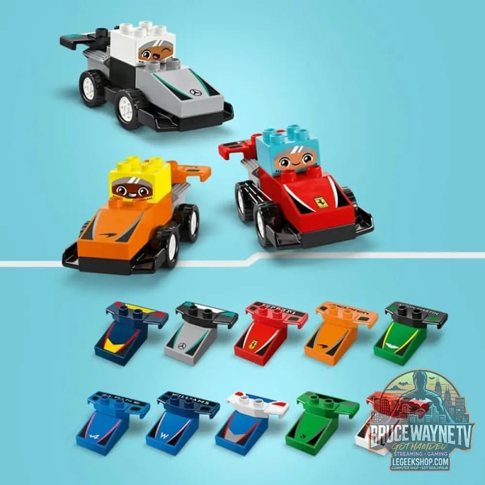 LEGO 10445 DUPLO F1 Team Rennautos avec Rennfahrern, jeu de construction - LEGO - vue 5