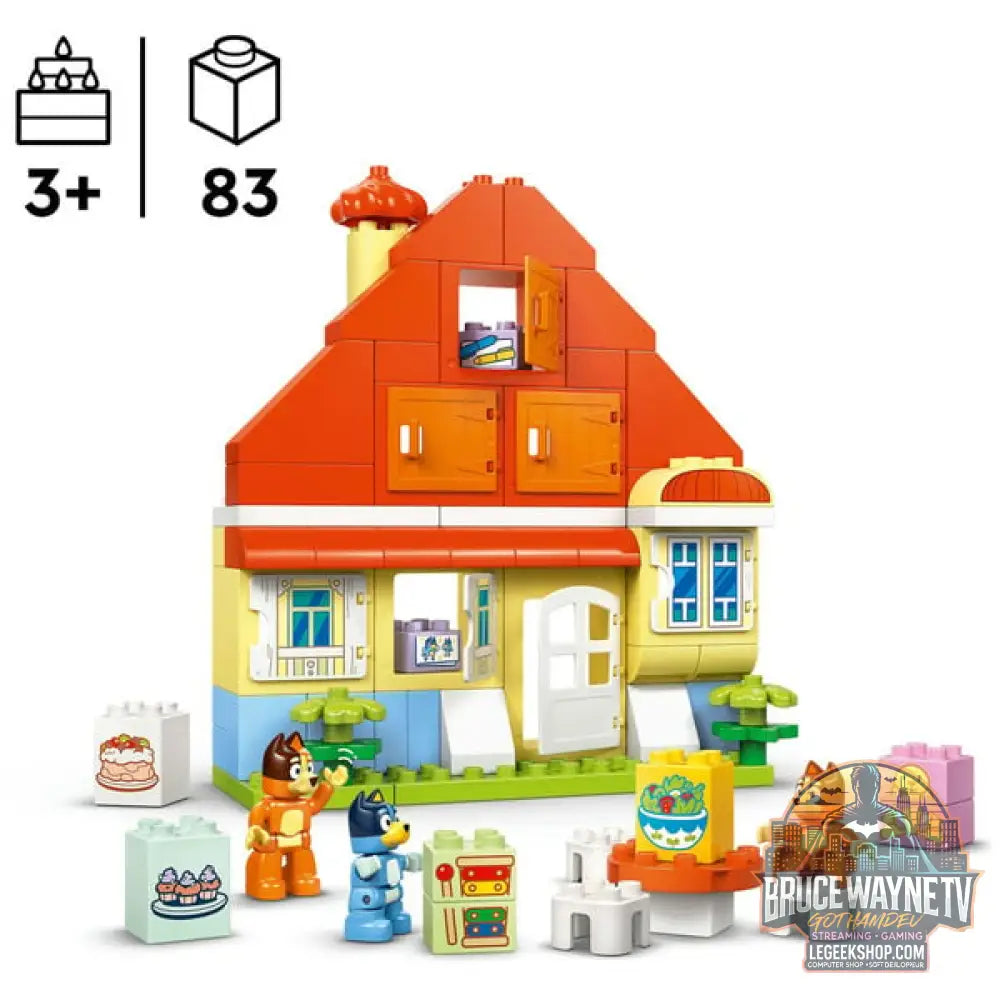 LEGO 10459 DUPLO Bluey Blueys Familienhaus avec Memory-Spiel, jeu de construction - LEGO - vue 3