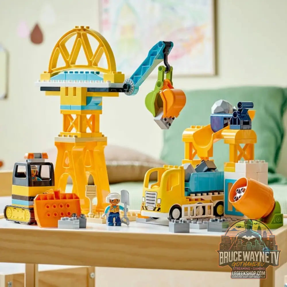 LEGO 10476 DUPLO Town Baustelle avec Baufahrzeugen - 3-in-1-Set, jeu de construction - LEGO - vue 6