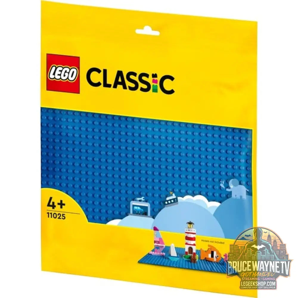 LEGO 11025 Classic Blaue Bauplatte, jeu de construction bleu, Quadratische Grundplatte avec 32x32 Noppen - LEGO - vue 10