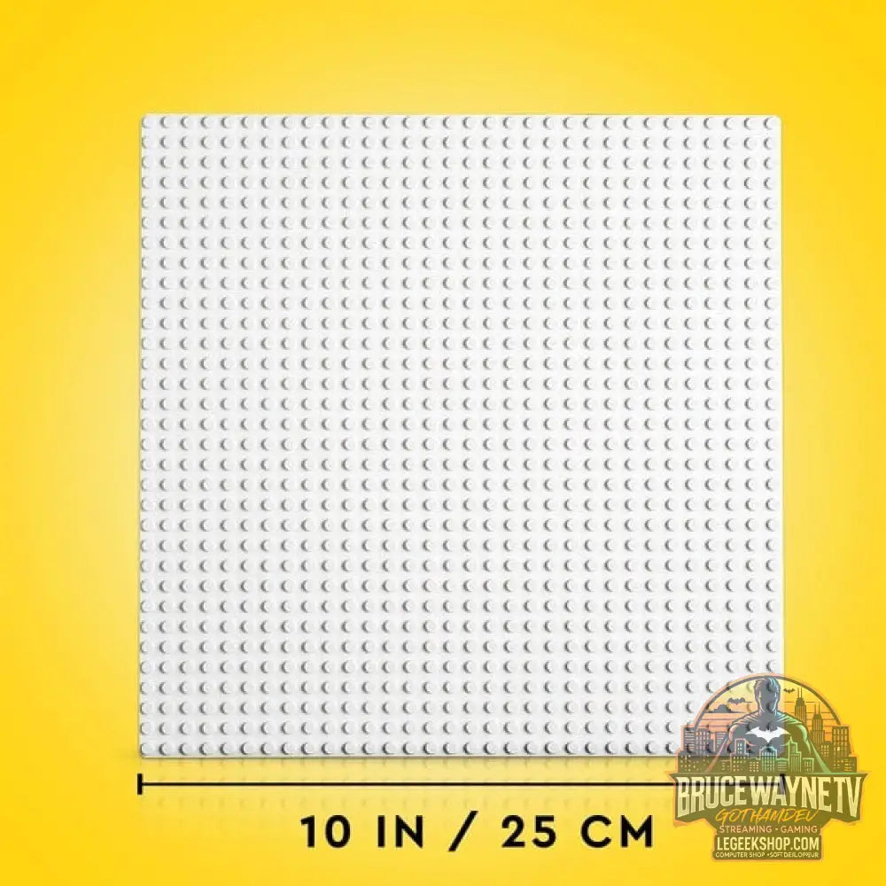 LEGO 11026 Classic Weiße Bauplatte, jeu de construction blanc, Quadratische Grundplatte avec 32x32 Noppen - LEGO - vue 2