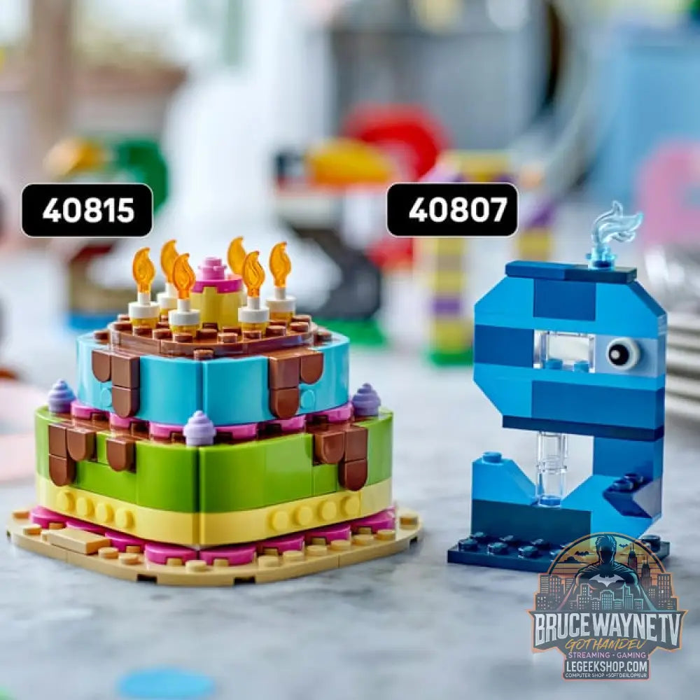 LEGO 40807 Geburtstagszahlen, jeu de construction - LEGO - vue 6