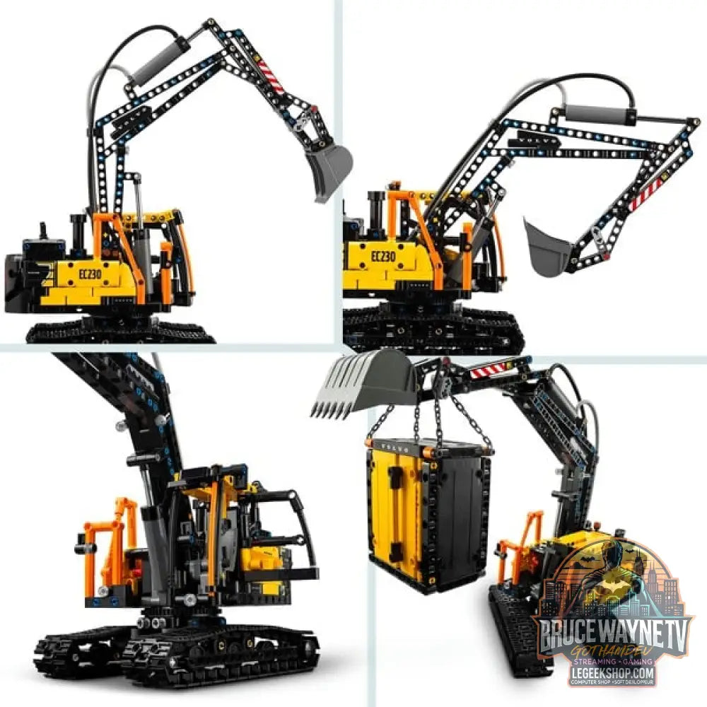 LEGO 42175 Technic Volvo FMX LKW avec EC230 Electric Raupenbagger, jeu de construction - LEGO - vue 4