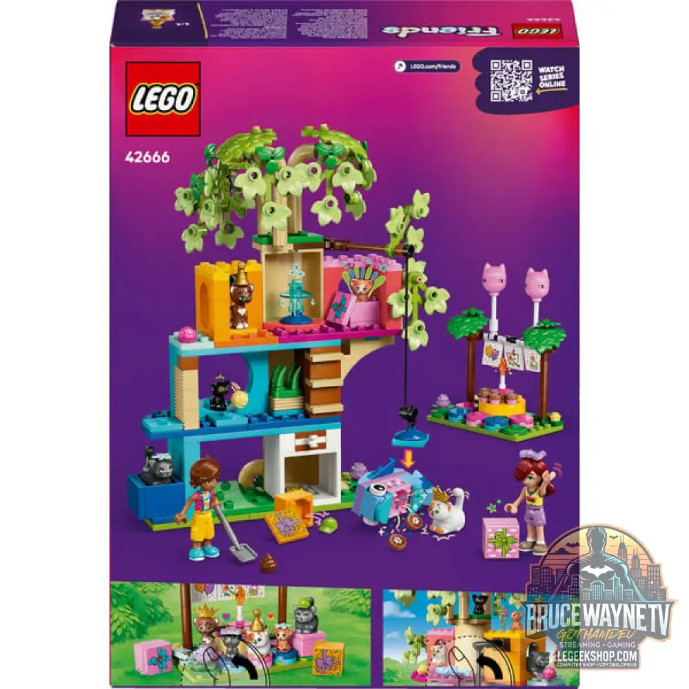 LEGO 42666 Friends Katzengeburtstagsparty & Baumhaus, jeu de construction - LEGO - vue 7