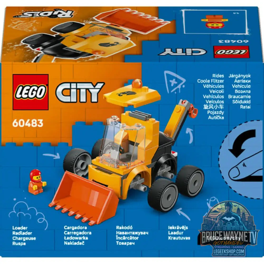 LEGO 60483 City Coole Flitzer - Radlader, jeu de construction - LEGO - vue 7