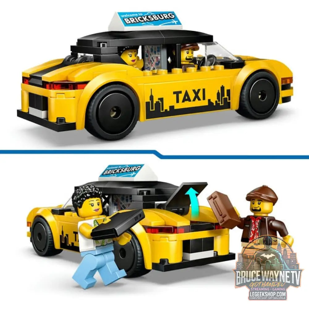 LEGO 60487 City Gelbes Taxi, jeu de construction - LEGO - vue 4