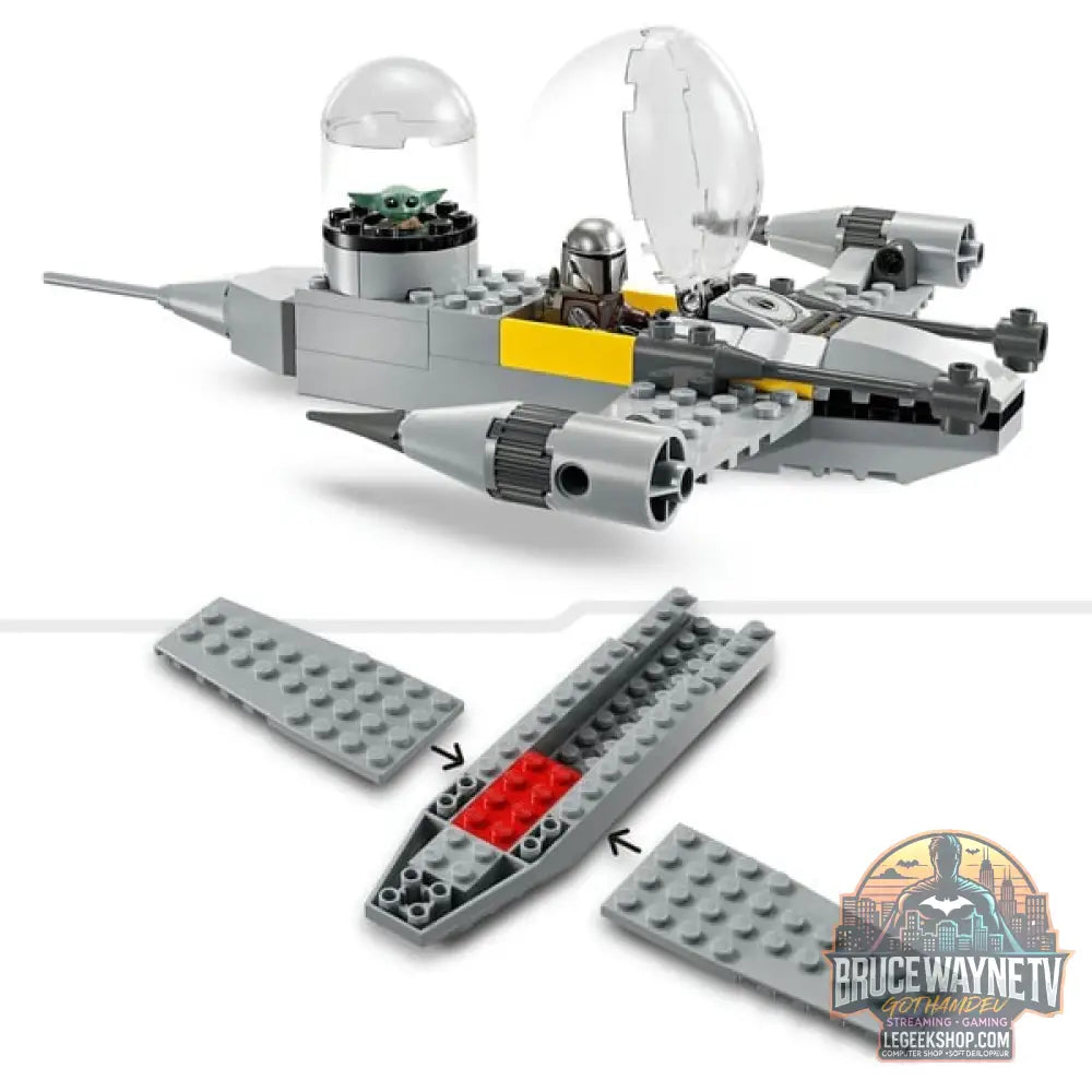 LEGO 75410 Star Wars Mandos et Grogus N-1 Starfighter, jeu de construction - LEGO - vue 4