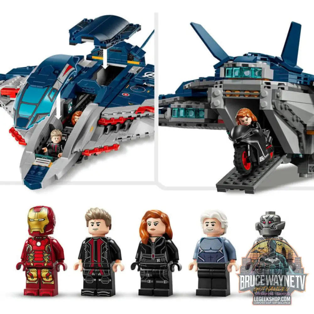 LEGO 76325 Marvel Super Heroes Avengers: Age of Ultron Quinjet, jeu de construction - LEGO - vue 5