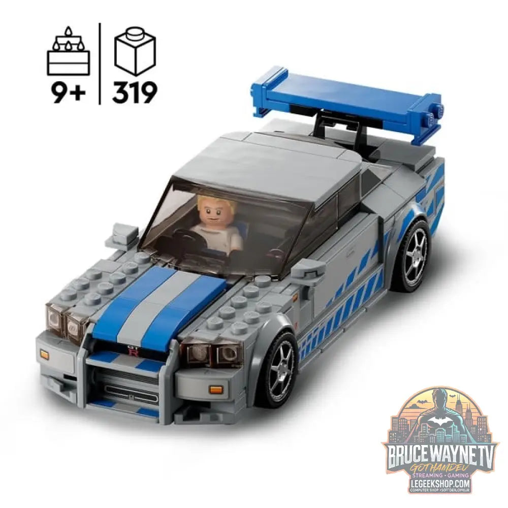 LEGO 76917 Speed Champions: 2 Fast 2 Furious - Nissan Skyline GT-R, jeu de construction - LEGO - vue 3
