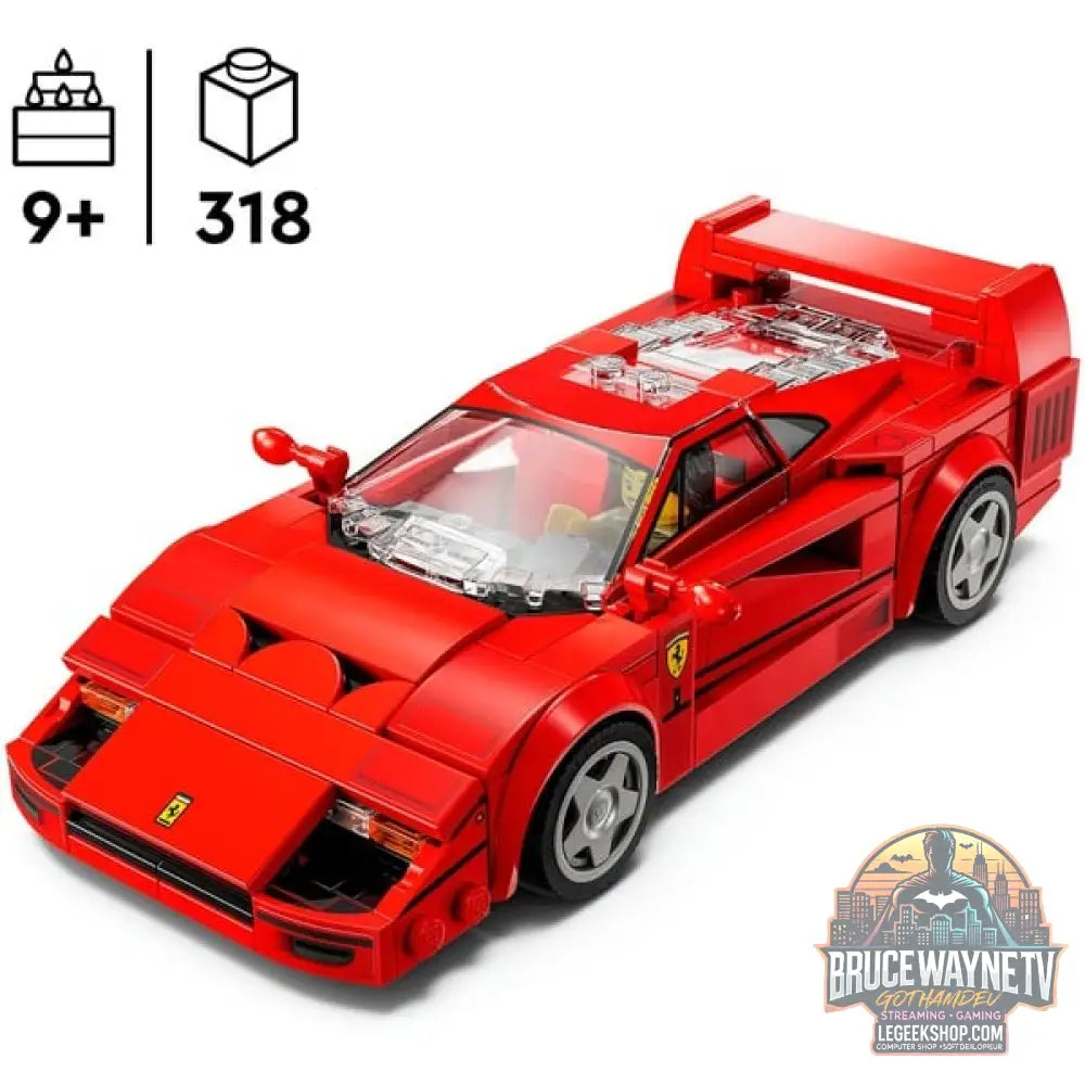 LEGO 76934 Speed Champions Ferrari F40 Supersportwagen, jeu de construction - LEGO - vue 3