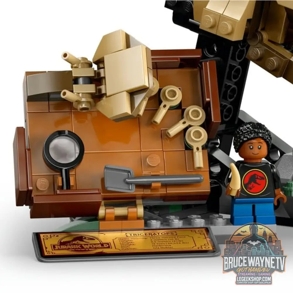 LEGO 76969 Jurassic World Dinosaurier-Fossilien: Triceratops-Schädel, jeu de construction - LEGO - vue 5