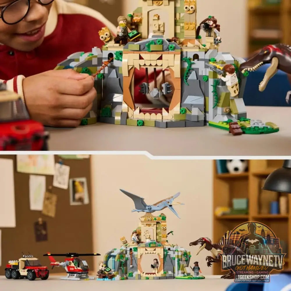 LEGO 76976 Jurassic World Spinosaurier & Quetzalcoatlus: Hubschrauber-Einsatz, jeu de construction - LEGO - vue 6